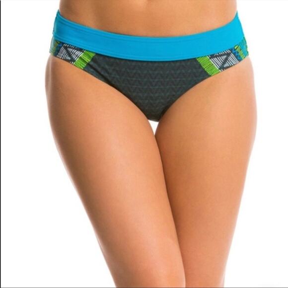 NWT PrAna Ramba Swim Bottom Vivid Blue Panama | XS - Picture 1 of 4